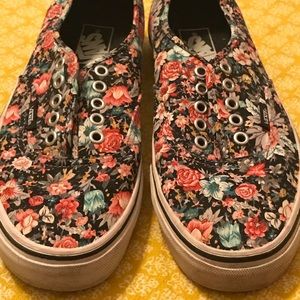 Floral Vans